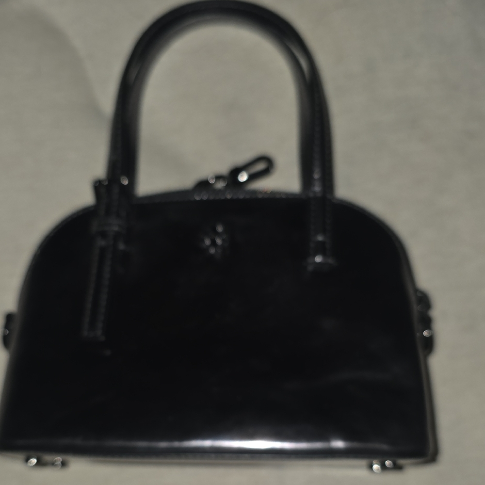 Tory Burch Glossy Black Mini Bag